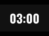 Video thumbnail for 3 MINUTES TIMER ~ TIMER COUNTDOWN TIMER