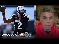 Video thumbnail for QB Shedeur Sanders not selected in Round 1 of 2025 NFL Draft | Pro Football Talk | NFL on NBC