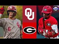 Video thumbnail for #14 Oklahoma vs #10 Georgia (G1) | 2025 College Baseball Highlights