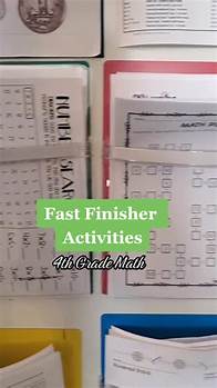 Video thumbnail for Engaging Fast Finisher Activities for 4th Grade Math