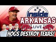 Video thumbnail for Hogs DESTROY Texas, Latest On Cal's Roster, & WILD Weekend