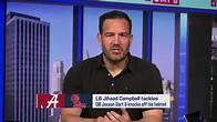 Video thumbnail for Ross Tucker breaks down Jihaad Campbell, Jaxson Dart matchup in college from 2023 | 'GMFB'
