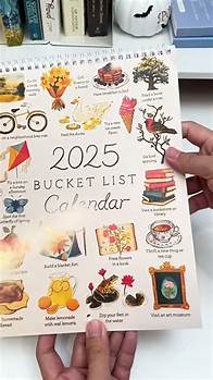 Video thumbnail for Adorable 2025 Bucket List Calendar with Monthly Ideas! Perfect Gift #bucketlist