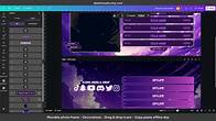 Video thumbnail for Starry Sky Stream Schedule Template, Canva Customizable, Vtuber, Stream Schedule, Purple, Magical, Aesthetic, Stars, Moon, Photoshop