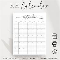 Video thumbnail for 2025 Calendar With Lines 2025 Monthly Planner Lined Block Printable PDF Desk Calendar Portrait A4 Letter Size Monday & Sunday Start Elegant - Etsy