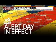 Video thumbnail for Weather alert: Severe storms threaten much of Ohio throughout the day