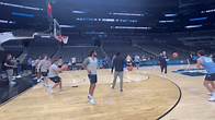 Video thumbnail for UNC basketball practice ahead of Sweet 16 matchup with Alabama