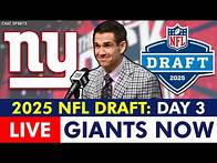 Video thumbnail for New York Giants NFL Draft 2025 LIVE Day 3