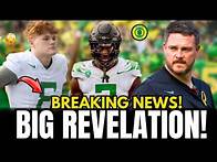 Video thumbnail for BREAKING NEWS: OREGON IN TURMOIL:THE NEWS THAT CHANGED EVERYTHING FOR THE FOOTBALL TEAM!NEWS OREGON