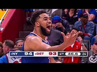 Video thumbnail for WILD FINAL 5 MINUTES 😱 Knicks vs Pistons Game 4 🔥 2025 NBA Playoffs