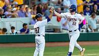 Video thumbnail for LSU coach Jay Johnson details Ashton Larson's injury he suffered v NSU