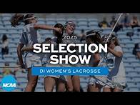 Video thumbnail for 2025 NCAA DI women's lacrosse championship selection show