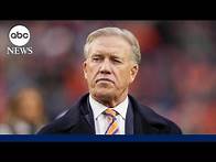 Video thumbnail for NFL legend John Elway's longtime agent killed in golf cart accident