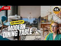 Video thumbnail for Top 5 Modern Dining Table Ideas 2025 | Stunning Mid Century Chairs, Sets & Timeless Style Trends