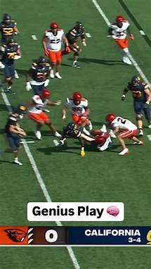Video thumbnail for Heads up play by Thomas and Mendoza 🔥 #calbears #accfootball #football #collegefootball #sports