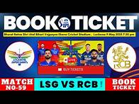 Video thumbnail for LSG vs RCB Match Ticket Booking 2025