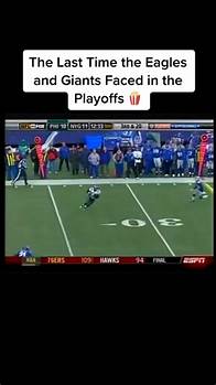 Video thumbnail for Eagles @ Giants 2008 Divisional Round ‼️ Donovan McNabb vs Eli Manning 🍿 #fyp #oldnfl #nfl2000