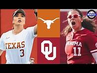 Video thumbnail for #3 Texas vs #4 Oklahoma (G2) | 2025 College Softball Highlights