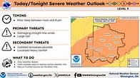 Video thumbnail for Tornadoes and hail possible as severe storms blow through Columbus, central Ohio, NWS says