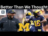 Video thumbnail for Michigan Football Spring Game TV Copy Reaction | Bryce Underwood Spring Game Evaluation