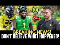 Video thumbnail for BREAKING NEWS!SHOCKING REVELATION AT OREGON: WHAT NO ONE EXPECTED ABOUT COLLEGE FOOTBALL!NEWS OREGON