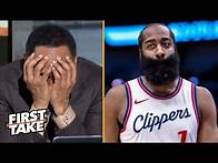 Video thumbnail for FIRST TAKE | "Harden is worst big-game player ever" - Stephen A torches Clippers after playoff exit