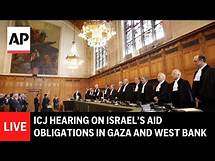 Video thumbnail for LIVE: ICJ hearing on Israel’s aid obligations in Gaza and West Bank