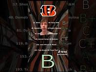Video thumbnail for Ranking Every 2025 NFL Draft Class Part 3/32 #30 Cincinnati Bengals