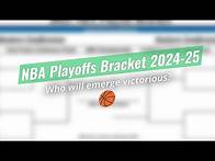 Video thumbnail for 🥇 NBA Playoffs Bracket 2024-25: Who's Winning? 🤔
