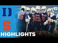 Video thumbnail for Syracuse vs Duke | ACC Lacrosse Championship Final | Highlights - May 04, 2025
