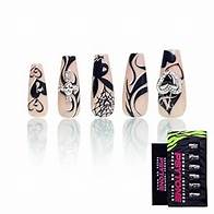 Video thumbnail for PSYTONE Flower Press on Nails Short Almond Fall Nails Press ons Short Fake Nails with Floral Design Glue on Nails Glossy Floral False Nails Reusable Full Cover Acrylic Stick on Nails for Women Girls
