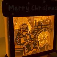 Video thumbnail for Santa Lantern SVG - Christmas Lantern Paper Cut - DIY Paper Lantern - Paper Cutting Template - Christmas Lantern Template