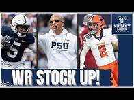 Video thumbnail for Star emerging at wide receiver for Penn State | QB2 battle has a leader | Blue-White Game takeaways