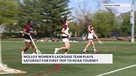 Video thumbnail for Molloy women's lacrosse team plays Saturday for 1st trip to NCAA tournament