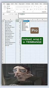 Video thumbnail for In this short you will learn how to Trim range in excel.