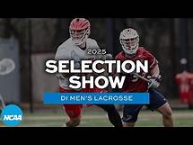 Video thumbnail for 2025 NCAA DI men's lacrosse championship selection show