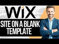 Video thumbnail for How to Build a Wix Website on a Blank Template | Full Tutorial 2025