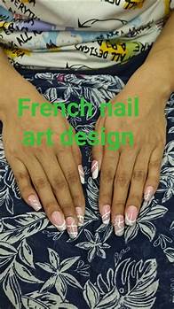Video thumbnail for French nail 💅 art design 👌 ✨️