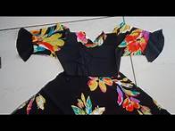 Video thumbnail for Baby girl frock design 2025/trending and easy frock cutting and stitching idea