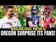 Video thumbnail for EXCLUSIVE NOW! OREGON JUST CONFIRMED! NOBODY EXPECTED IT!! NEWS OREGON DUCKS FOOTBALL