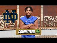 Video thumbnail for Four-star LB Kobe Clapper commits to Notre Dame over Michigan & Oregon ☘️