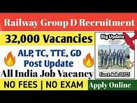 Video thumbnail for Indian Railways group d staff recruitment 2025 | lastest govt job vacancy 2025 | 10th pass job