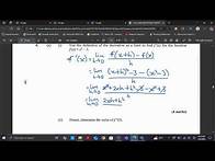 Video thumbnail for CSEC Add Math Paper 2 worked solutions - June 2024 - Question 4(a)