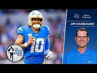 Video thumbnail for Jim Harbaugh’s Plan to Get Chargers QB Justin Herbert to the Hall of Fame | The Rich Eisen Show