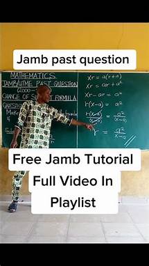 Video thumbnail for JAMB UTME Past Questions and Answers: Change of Subject Formula #maths #jambmath @content-academy