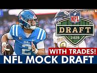 Video thumbnail for 2025 NFL Mock Draft WITH Trades: Round 1 & Some Round 2 Picks For All 32 NFL Teams