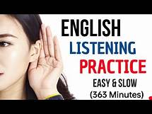 Video thumbnail for (363 Minutes) English Listening Practice Easy & Slow For beginners/ Free English Courses
