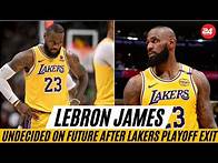 Video thumbnail for LeBron James Undecided on Future After Lakers Playoff Exit