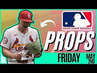 Video thumbnail for TOP MLB Player Prop Bets for FRIDAY, May 2nd, 2025