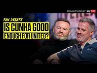 Video thumbnail for Rooney on Cunha to Man United & De Bruyne v Gerrard! | The Overlap Fan Debate